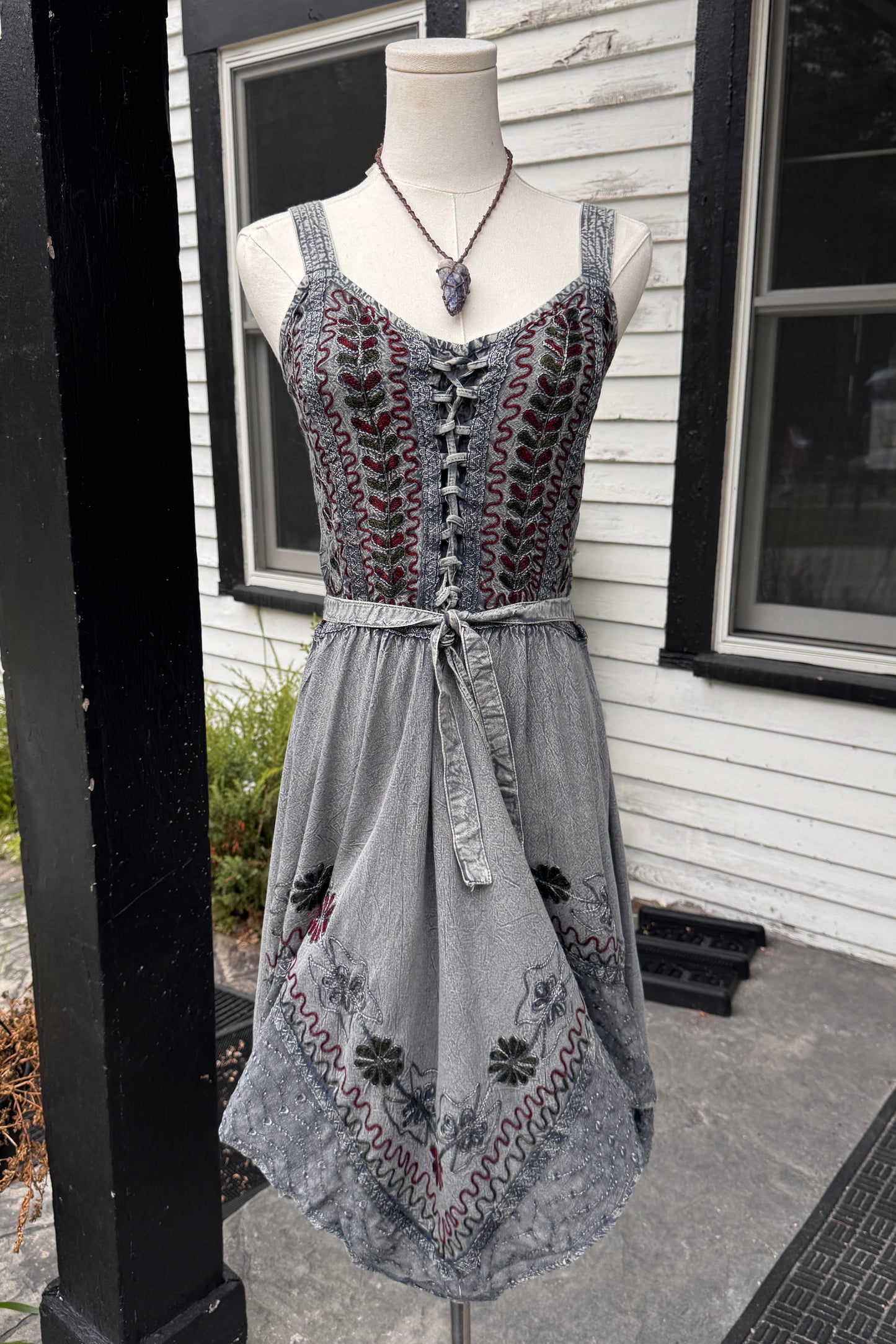 Flowy Embroidered Dress
