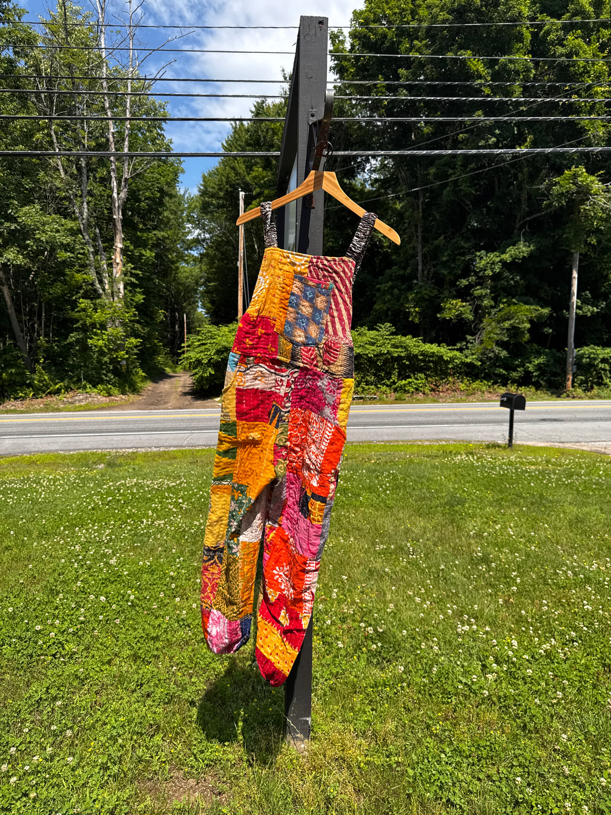Multi-Patchwork Kantha Jumpsuit
