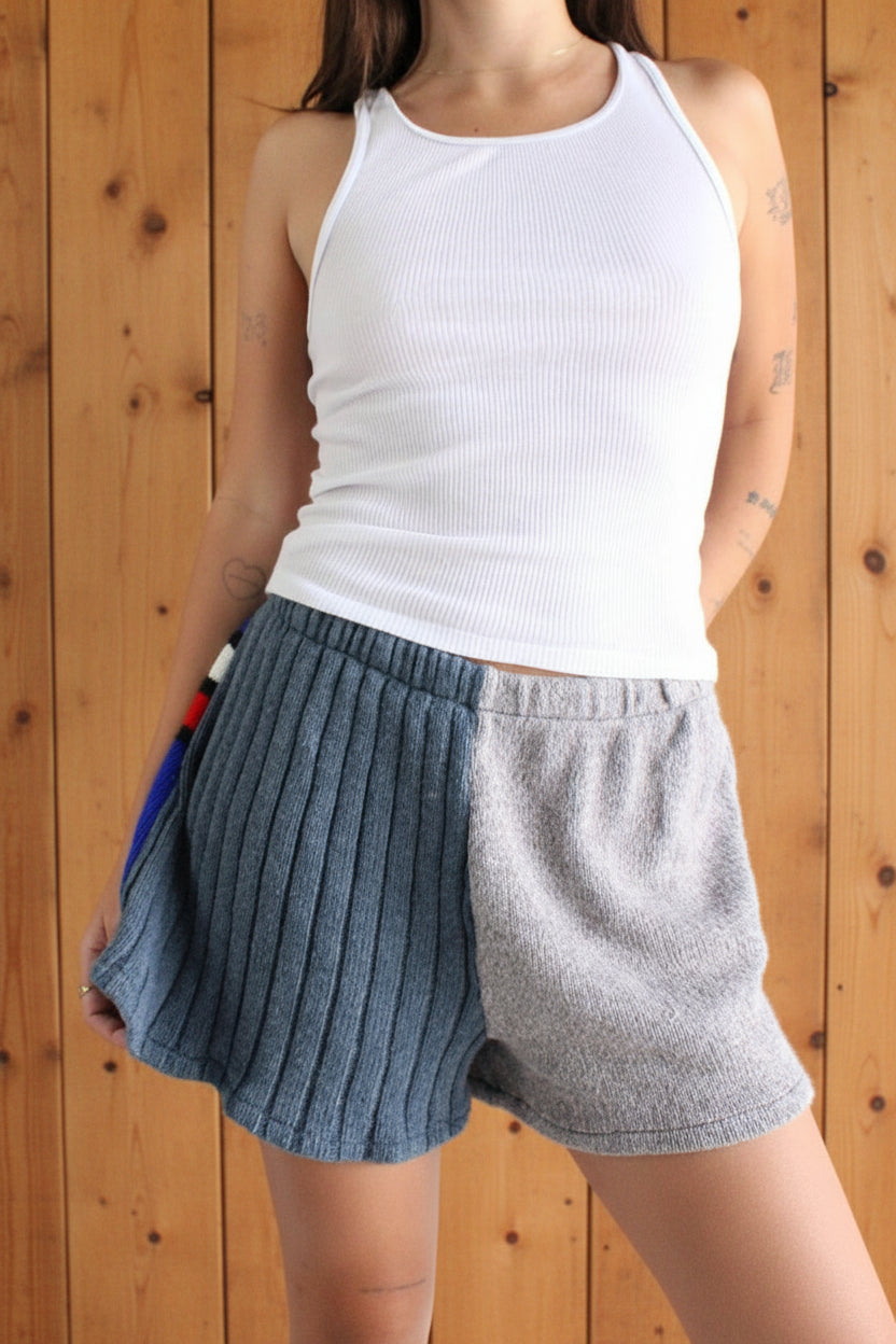 Upcycled Sweater Shorts
