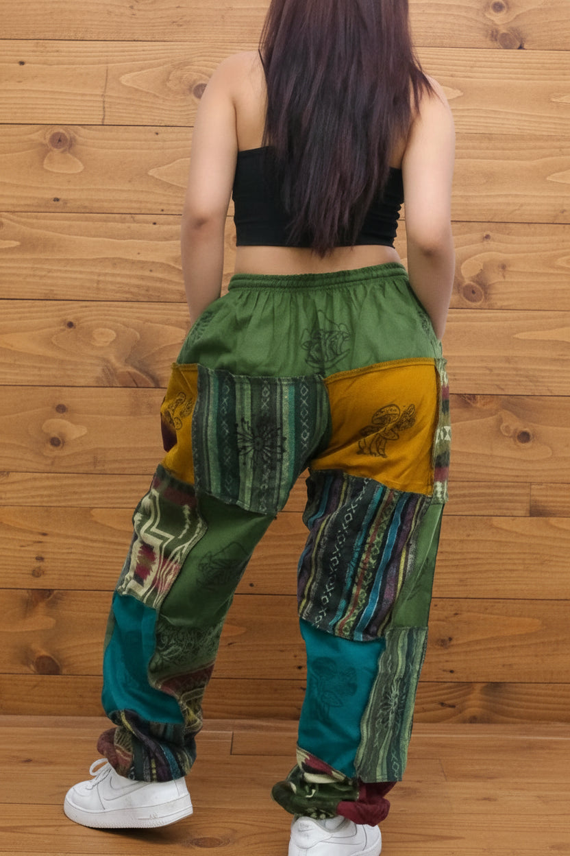 Wool Patch Winter Joggers