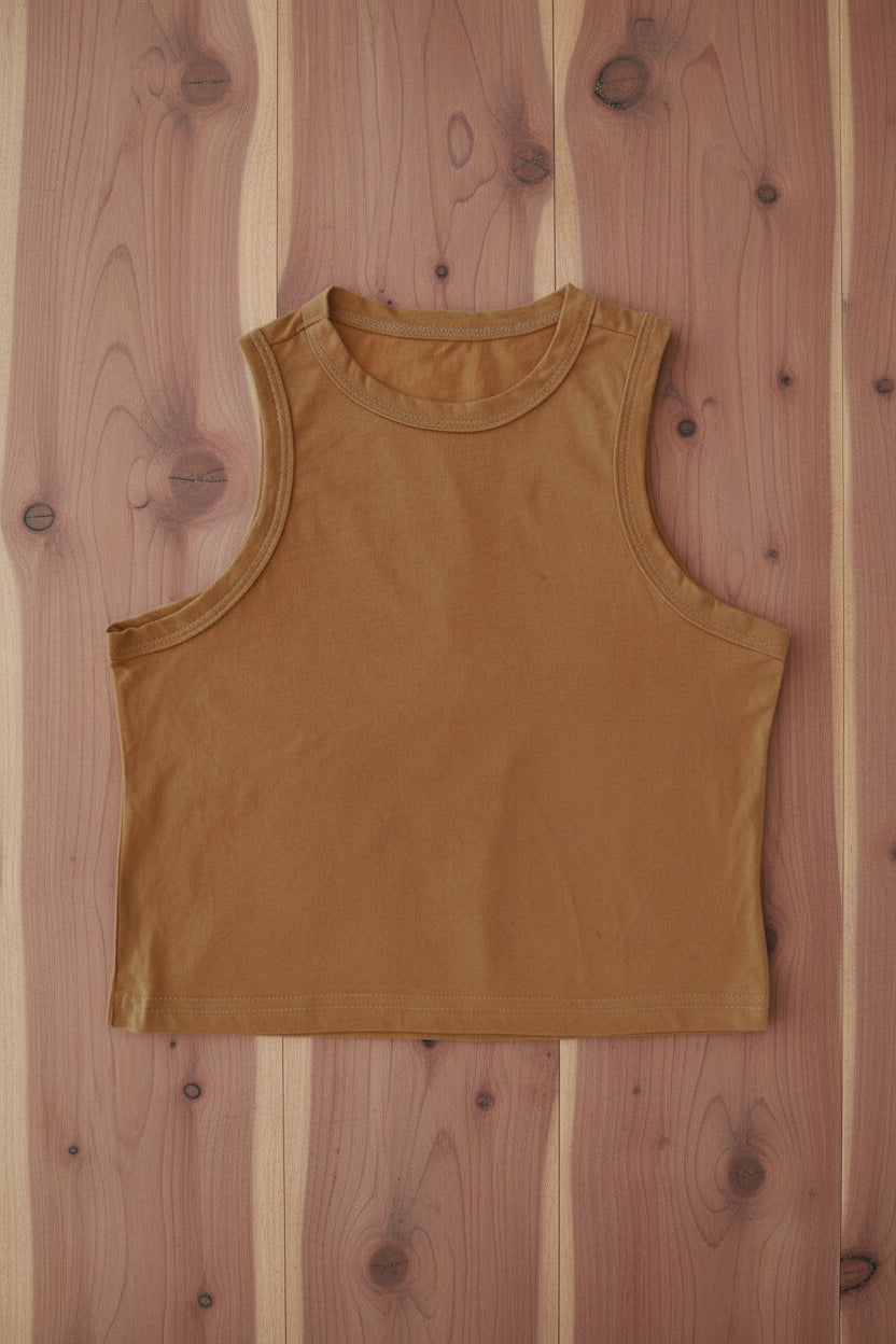 Cotton & Modal Blend Crop Tank