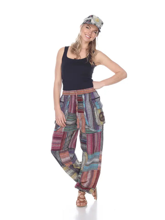 Cotton Washed Stripe Pant